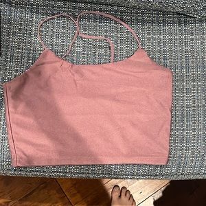 Crop top mauve